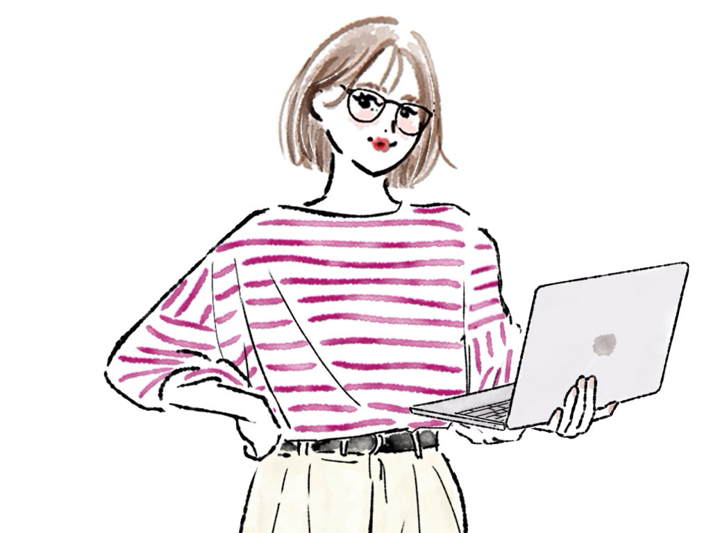 これから明るく学んでいこうという姿勢の女性